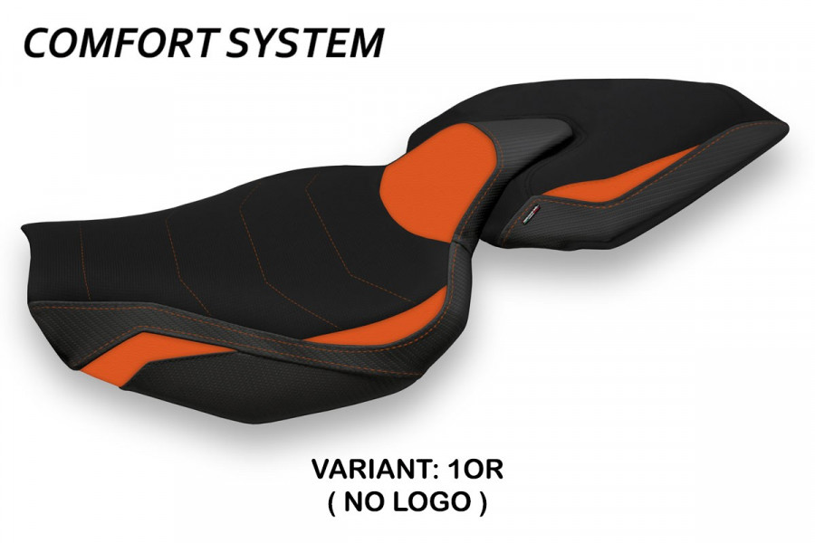 Housse de selle compatible Kawasaki Z 1000 (14-20) modèle Ellos 1 comfort system