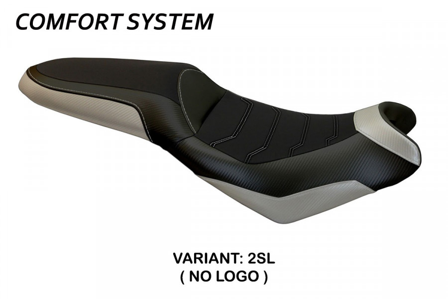 Funda de asiento compatible con Kawasaki Versys 650 (07-22) modelo Elba 2 comfort system