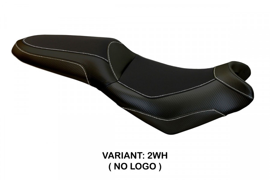 Funda de asiento compatible con Kawasaki Versys 650 (07-22) modelo Elba Total Black