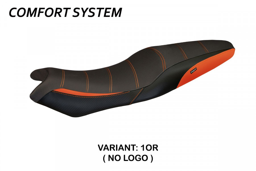 Housse de selle compatible Kawasaki ER-6N / ER-6F (05-11) modèle Londra 1 comfort system