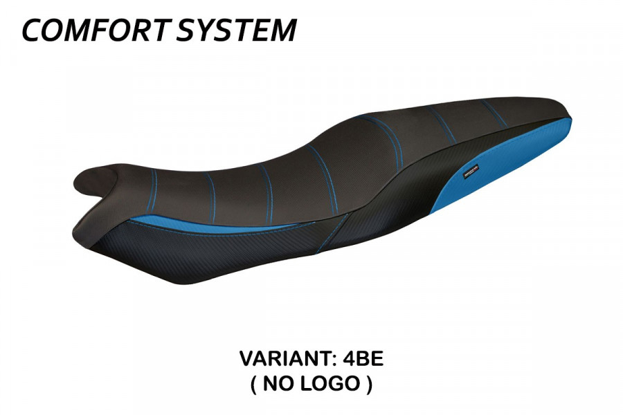 Funda de asiento compatible con Kawasaki ER-6N / ER-6F (05-11) modelo Londra 1 comfort system