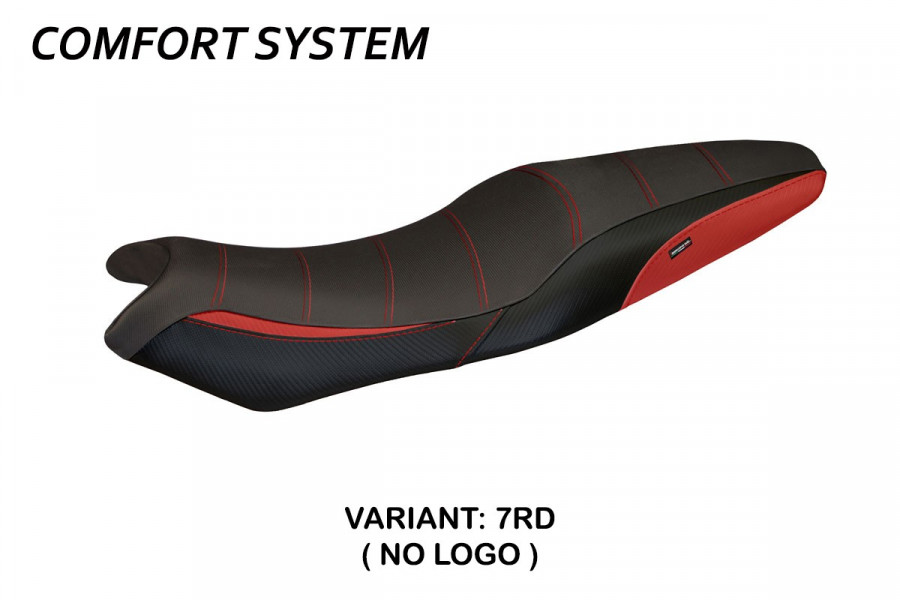 Housse de selle compatible Kawasaki ER-6N / ER-6F (05-11) modèle Londra 1 comfort system