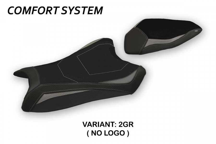 Funda de asiento compatible Kawasaki Ninja ZX 10 R (16-20) modelo Hervas comfort system