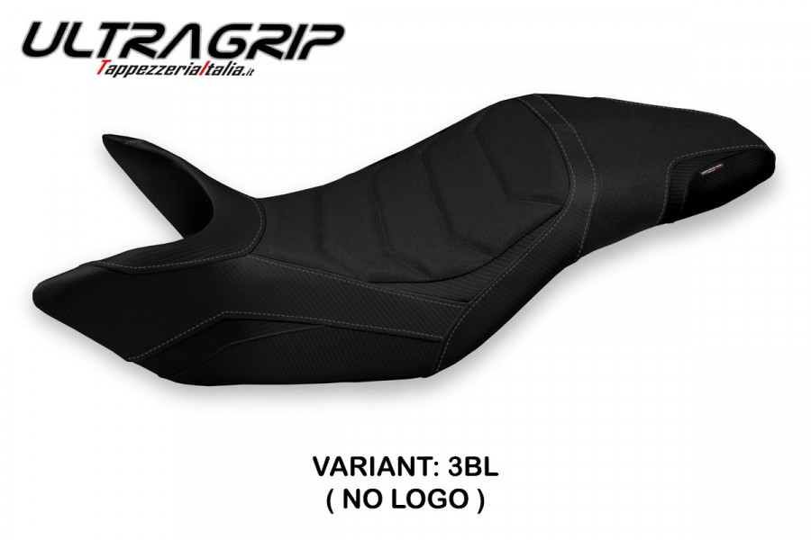 Funda de asiento compatible con Triumph Speed Triple (11-15) modelo Nisko 1 ultragrip