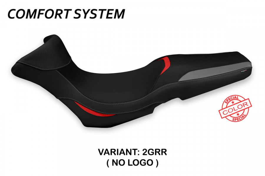 Funda de asiento compatible Triumph Tiger 1050 Sport (13-20) modelo Gergei special color comfort system