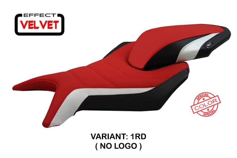 Funda de asiento compatible con MV Agusta Brutale 800 (16-22) modelo Fortuna special color velvet