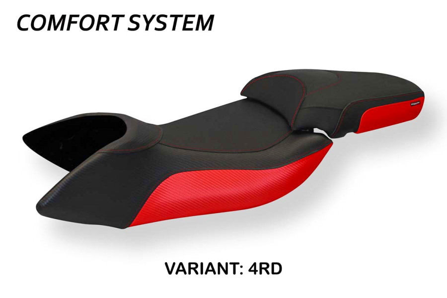 Funda de asiento compatible Aprilia Mana 850 (07-16) modelo Praya 1 comfort system