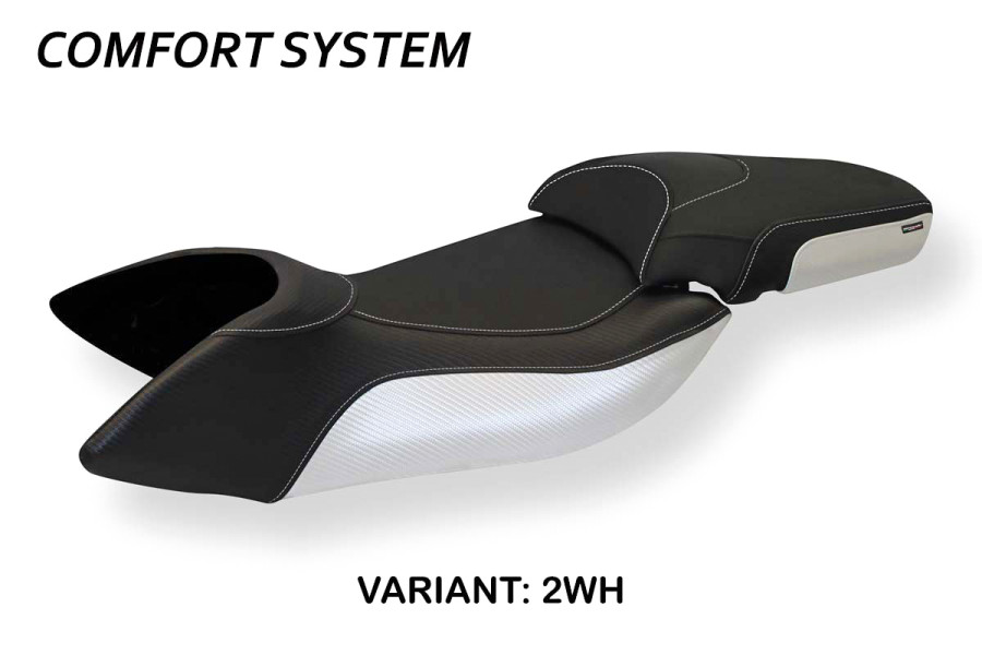 Funda de asiento compatible Aprilia Mana 850 (07-16) modelo Praya 1 comfort system