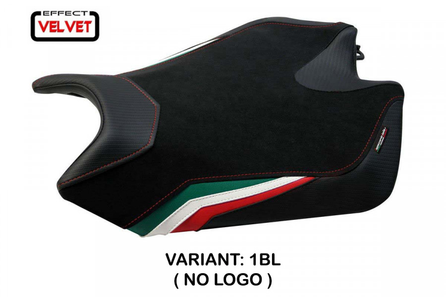 Funda de asiento compatible Aprilia Tuono V4 (11-20) modelo de terciopelo Coen