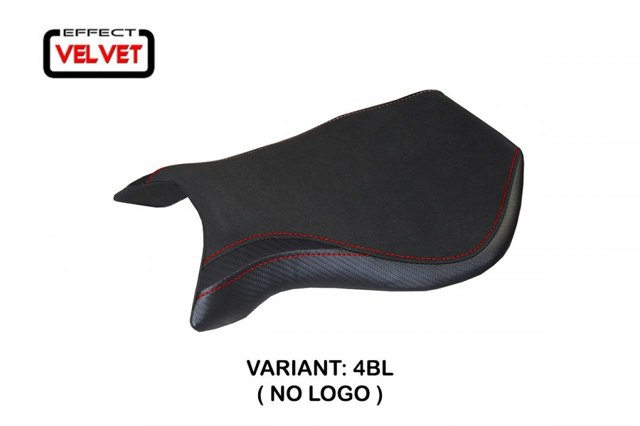 Funda de asiento compatible con MV Agusta F4 (99-09) modelo Laila Velvet